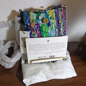 NWT Brahmin ENERGY Marley Multi Color Crossbody Purse Melbourne Leather
